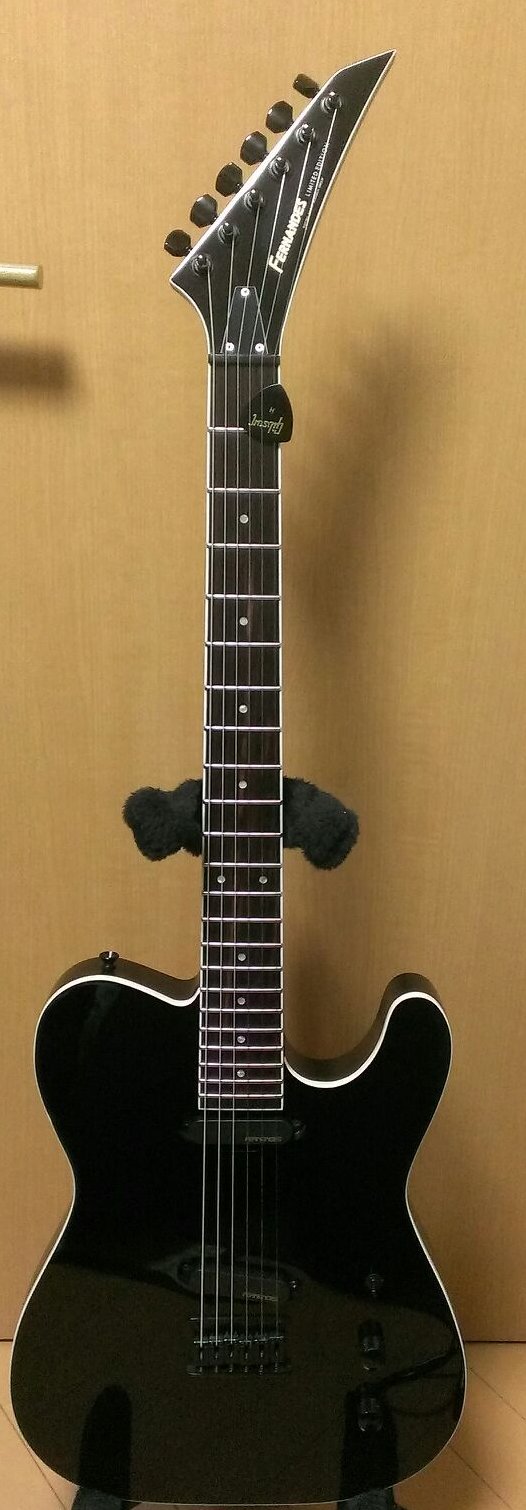 ブリヤンテス・レッド FERNANDES テレキャスターTEJ-STD 2S 19 BLK